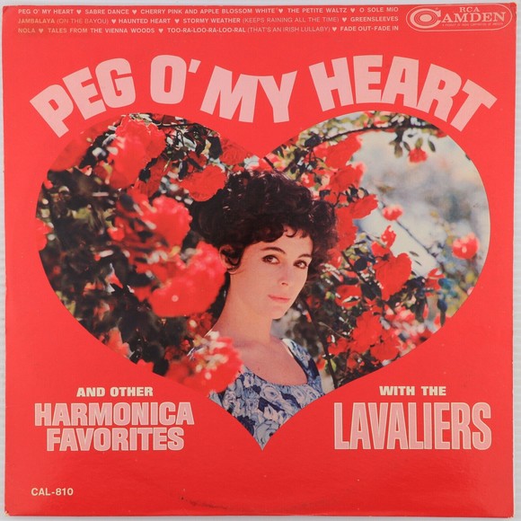 The Lavaliers, Peg O' My Heart & Other Harmonica Favorites 12" LP Record CAL-810 - Picture 1 of 16